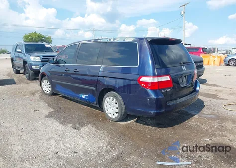 2007 Honda Odyssey Lx from USA, damaged, VIN 5FNRL38247B054323